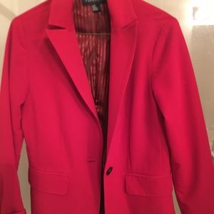 Cherry red blazer